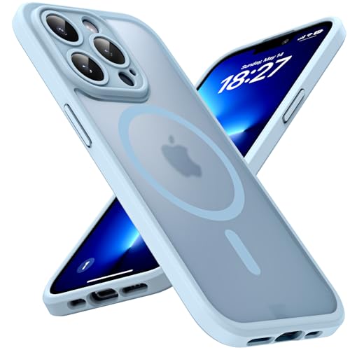 TOCOL for iPhone 13 Pro Case, Compatible with MagSafe, Blue