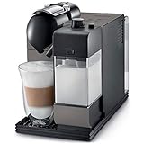 Nespresso Lattissima Plus Original Espresso Machine with Milk Frother by De'Longhi, Titanium