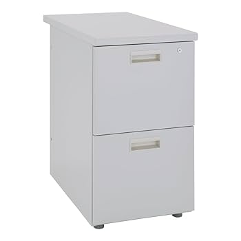 Amazon.co.jp: 法人様向け カグクロ 2段脇机 鍵付き ニュー