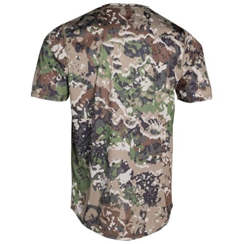 Killik Men's Summit Cooling Short Sleeve Hunting Shirt, Camo, Breathable Quick-Dry Performance Tee for Hunting2