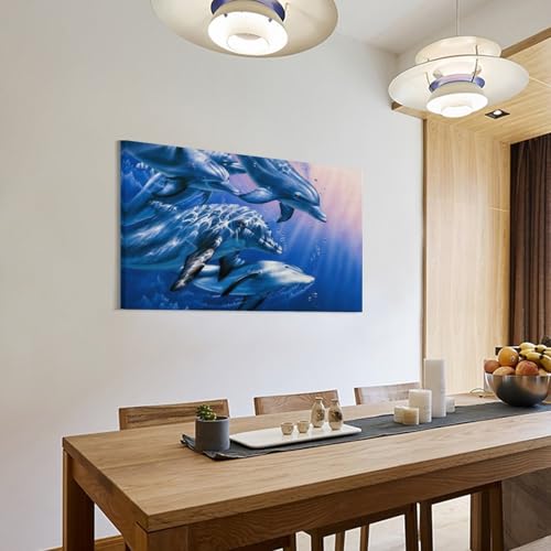 Peinture Dauphin Quest Christian Riese Lassen impression murale art - 3