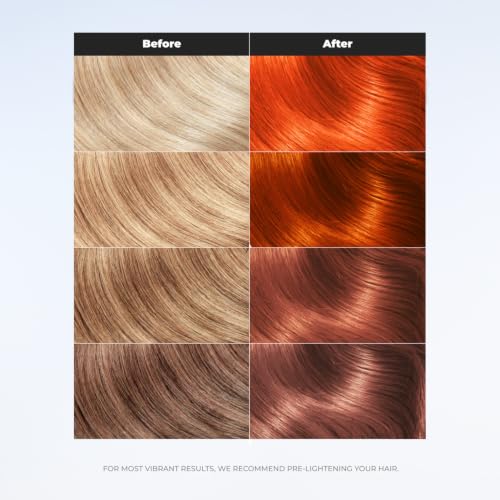 Image of XMONDO Color Super Orange Depositing Mask, Hair Dye, 8 Fl Oz | Semi-Permanent, Infused with Bond Booster & Hyaluronic Acid for Nourishment, Revitalization & Repair, Vegan Formula