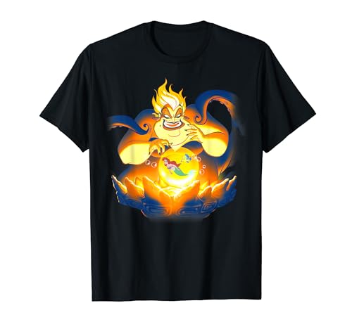 Disney The Little Mermaid Ursula Orange Hue Crystal Ball T-Shirt