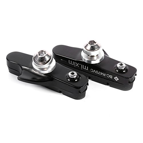 Dioche Plaquettes Plaquettes de Frein Deux Mâchoires de Frein de Route en Alliage d'aluminium avec de de Style Tiroir Améliorent Les Performances de Freinage, Conviennent aux Vélos de Route et