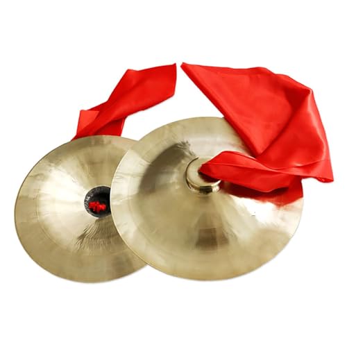 Cymbales chinoises 14 pouces pour rythmer les défilés et opéras