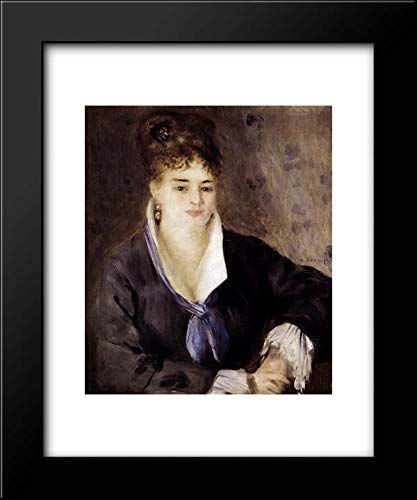Amazon.com: Woman In Black 15x18 Framed Art Print by Pierre