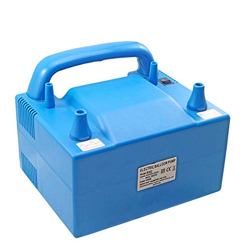 YJINGRUI電動エアーバルーンポンプ 空気入れ 風船ポンプ 電動バルーンポンプ バルーンインフレータ 風船インフレータ Electric Balloon Pump ブロワーポンプ 送風機 ポータブル 2送風口 アクティビティ/フェスティバル/お祝い/結