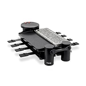 Plancha Grill H.Koenig Rp360 - 8 Personas - 1200W - Acero Inoxidable - Gris/Negro