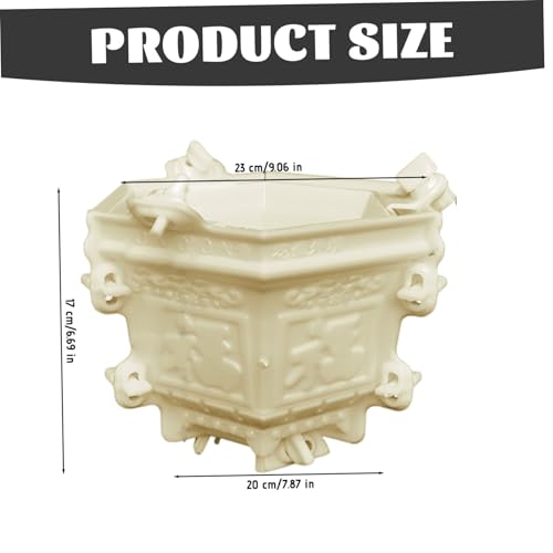 Moule fabrication de pots fleurs béton hexagonal clipsable - 5