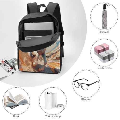 Sac à dos d'école de grande capacité 43,2 cm pour enfants et étudiants - 3