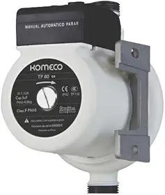 Bomba Pressurizadora Tp 80 P/Aquecedor de água a Gás pressurizador de ferro komeco 127v