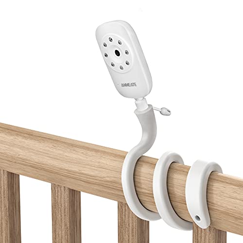 Baby Monitor Mount Anbage Baby Camera Holder Compatible with ANMEATE SM24, Goodbaby UU24, Babysense V24US Flexible Baby Monitor Mount for Crib, Shelves, Guardrail or Other Places Baby Monitor Mount Anbage Baby Camera Holder Compatible with ANMEATE SM24, Goodbaby UU24, Babysense V24US Flexible Baby Monitor Mount for Crib, Shelves, Guardrail or Other Places