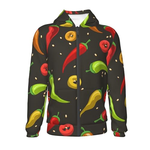 Chili2 Kid Hoodies Boys Zip Up Sweatshirts Girls Pullover with Pocket2