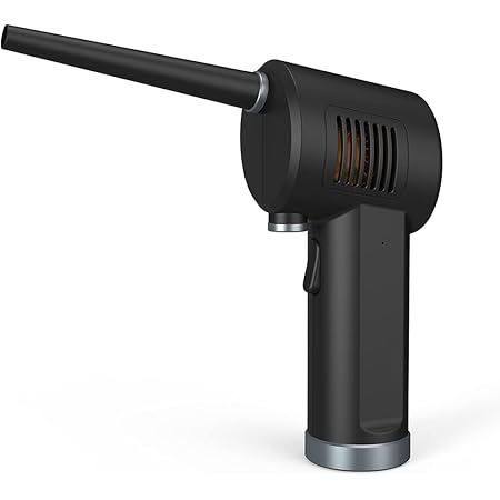 Compressed Air Duster With150,000RPM Brushless Motor, 8000mAh Battery Led Light 4 Gear Adjustable Electric Air Blower Home Car Computer Outdoor