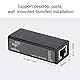 Fafeicy HF7121 Serial Server Kommunikationsmodul mit 5-36 VDC, Ethernet Serial Server, für Ethernet DTU Kurznachricht, Support-Webseitenmodus, Registrierung und die