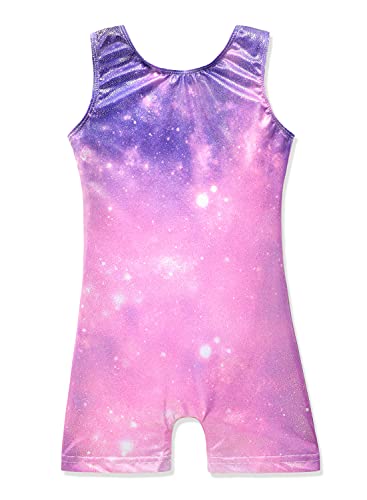 Image of HOZIY Gymnastics Leotards for Girls Unicorn Aurora Rainbow Mermaid Dinosaur Cupcake Sparkle Biketard Toddlers Kids Children