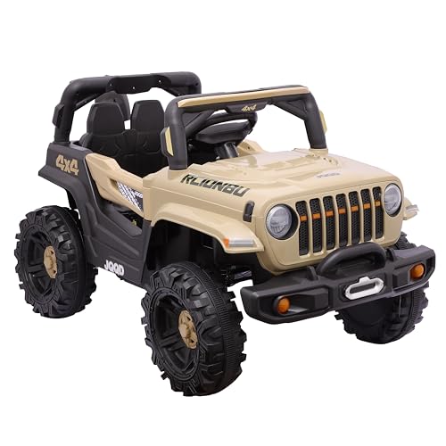 Zippy Toys Carro Elétrico Jeep Off Road Sahara com Controle Remot...