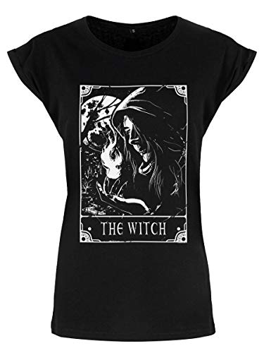 Deadly Tarot Women's The Witch Premium T-Shirt Black