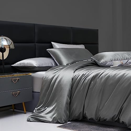 YASMENG Biancheria da letto in raso, 220 x 240 cm