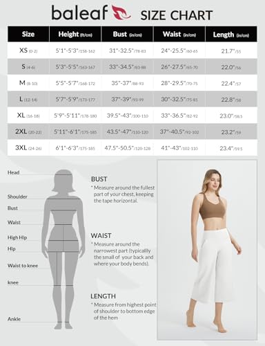 Pantalon de yoga taille haute femme capris ample avec poches pour l'été - 7