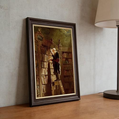 Impression sur toile Carl Spitzweg décoration murale bureau et salon 30x45cm