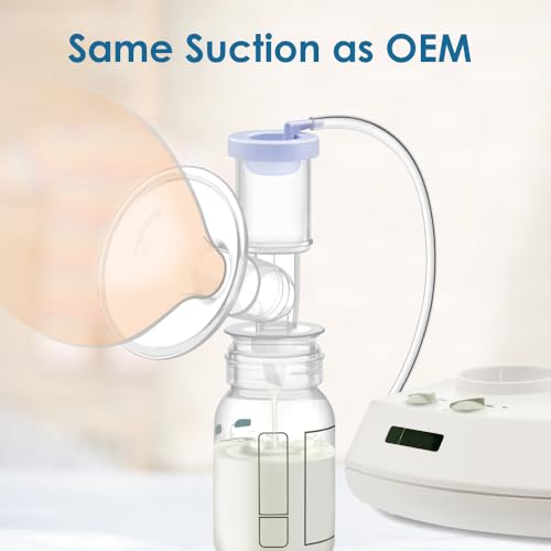 Image of Maymom MyFit Connector Set, Detachable Breast Shield Base Connectors Compatible with Selected Ameda Breast Pumps (Connector)