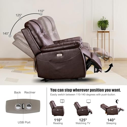 Sillón plegable con masaje y calor cuero sintético miniatura 3