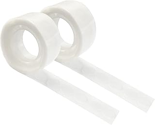 HANWER 200 PCS Glue Points for Balloons, Removable Sticky Point Tape, Adhesive Double Sided Clear dots for Craft Decoration