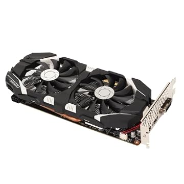 GTX 1060 GDDR5 Placa gráfica de PC de mesa de ventilador duplo 4K HDR 8008MHz para GTX 1060 6GB, GTX 1060 5GB, GTX 1060 3GBGTX 1060 6GB, GTX 1060 5GB, GTX 1060 3GB.(3 GB)