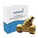 Produktbild kör4u Schrägsitz-Rückschlagventil 1/2 Zoll, Messing, PN10, mit Innengewinde (1/2")