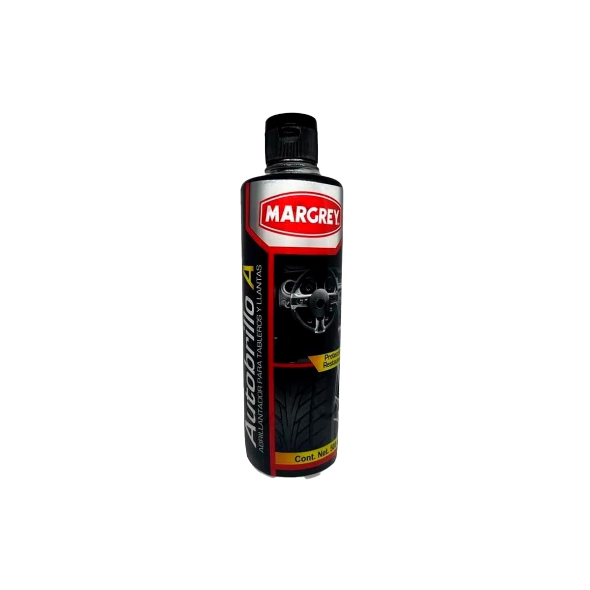 Margrey Auto Gloss A, 500 ml Dashboard and Rim Polish, Long-Lasting Shine, Superior Protection