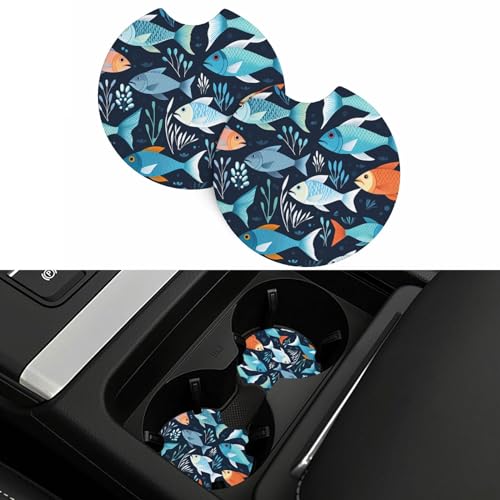 Portavasos para Carro 2 Piezas Goma Antideslizante Negro miniatura 5