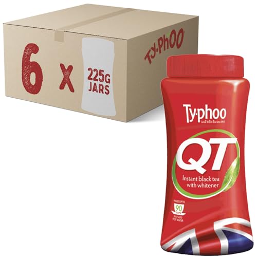 Typhoo QT Instant One Cup Tea with Whitener 6 x 225g Tub