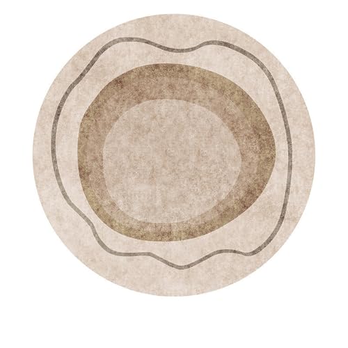 カーペット ラグ 滑り止め付 幾何学模様 軽量設計 超高密度マイクロファイバー生地使用 花柄2 丸洗いOK オールシーズン快適に使用 ブルー 床保護 転倒を防ぐ 100*100cm 床暖房対応 ホットカーペット対応 円形 デスクカーペット 洗えるラグ XF