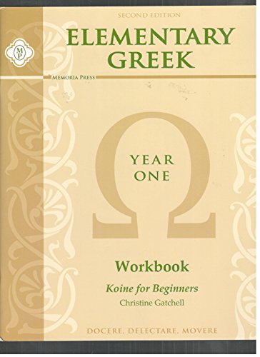 Elementary Greek: Year 1 Workbook, Second Edition