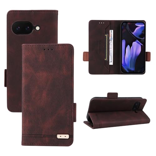 Étui portefeuille pour Google Pixel 6 Pro antichoc, housse de protection à rabat en cuir