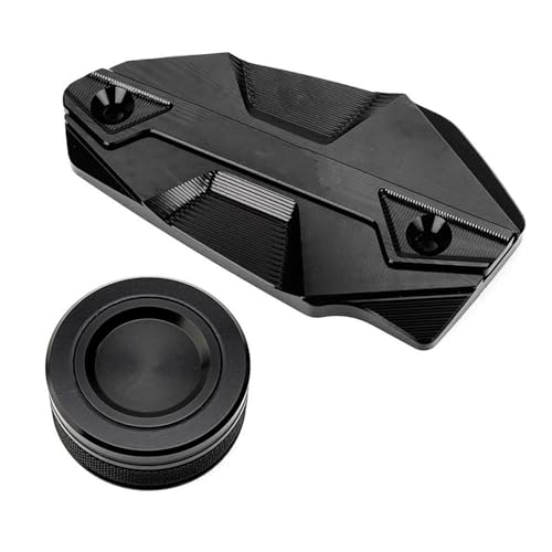 Tapas de líquido de frenos delantero y trasero en color negro para moto Kawasaki ER6N