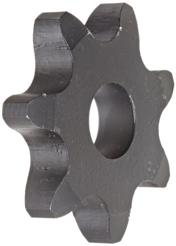 Martin Roller Chain Sprocket, Reboreable, Type A Hub, Single Strand, 100 Chain Size, 1.25
