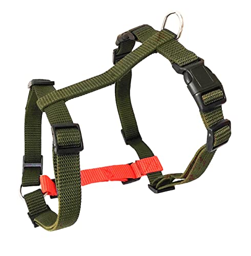 Image of Nylon H Dog Harness (L: 29-47 inch Girth, Green)