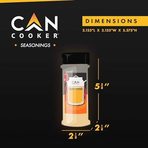 Miniatura 7 de CanCooker CS-003 Mezcla robusta de cebolla y pimienta para usar antes yo después de cocinar condimento, redondo, multicolor