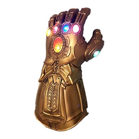 NUWIND Infinity Gauntlet Thanos Glove LED Infinity Stones Halloween Cosplay Costume Prop (Adult) Cover