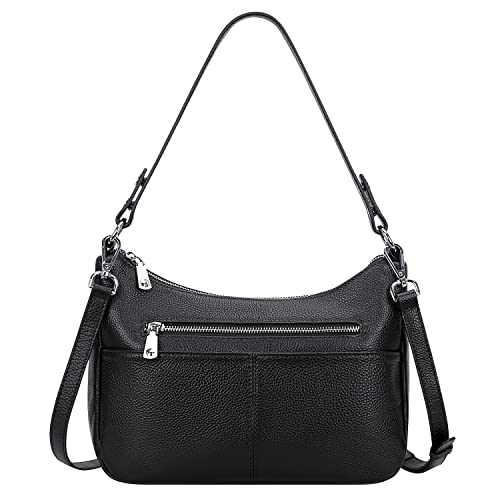 Over Earth Soft Leather Handbags for Women Crossbody Purses Multi Pockets Shoulder Bags Messenger Bag Medium