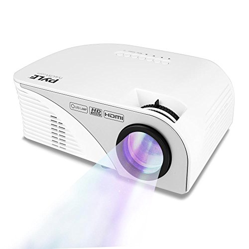 Pyle Video Projector 1080P Full Hd Digital Multimedia Mini Home Theater Cinema - Compact, Portable With Remote, Lcd Led Lamp Display Screen, Hdmi & Usb Inputs For Tv, Laptop, Pc & Computer - (Prjg95) #TOP1