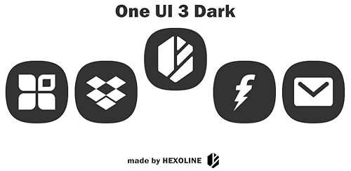 One UI 3 Dark AMOLED - Icon Pack