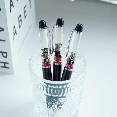 Image of Virus Covid Spooky Halloween Nurses Assistant Funny Pens Cute Floater Floating Liquid Writing Journaling Office Pen Unique Gift For Women Men