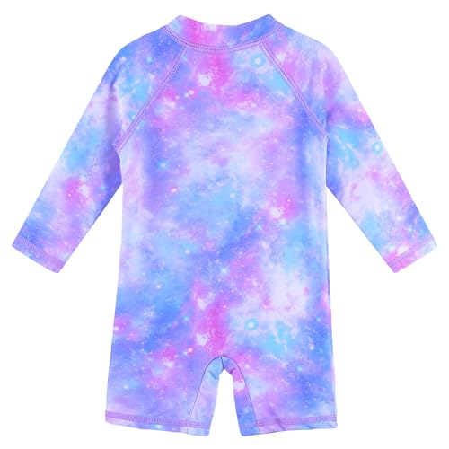 Image of XFGIRLS Baby /Toddler Girls Swimsuit Long Sleeve One-Piece Bathing Suit Rash Guard