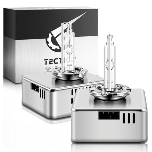 TECTICO D5S 35W Xenon Bombillas Faro Bixenón Lampara HID Kit 12V CC 6000K Blanco +300% HID Kit de Repuesto de Bombilla de Coche, 2 Piezas