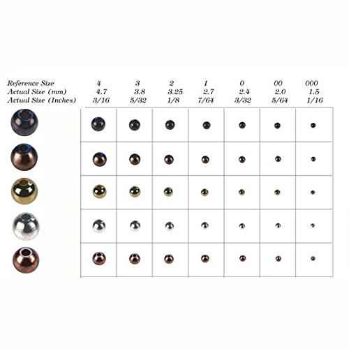 Tungsten Beads - 1/16" / black