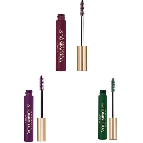 L'Oreal Paris Makeup Voluminous Original Volume Building Mascara, Deep Burgundy & Makeup Voluminous Original Volume Building Mascara y Maquillaje