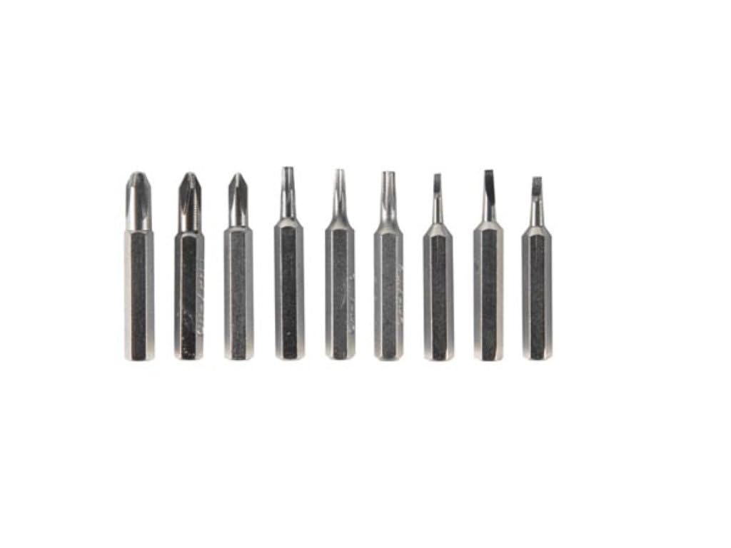 Velleman Precyzyjny śrubokręt, 9 w 1, Chrome-Vanadium, niemagnetyczne, niebieskie